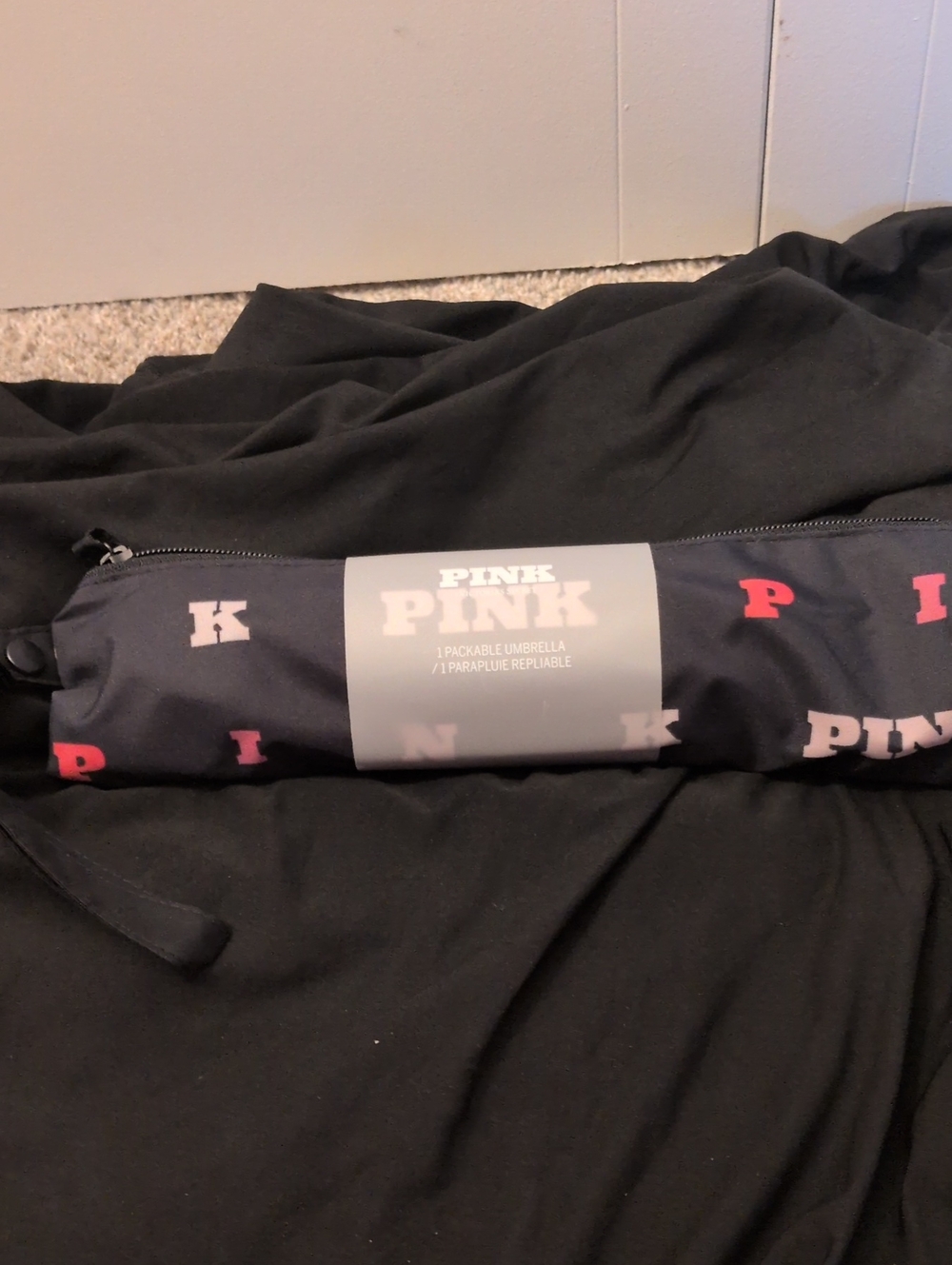 " Pink" By Victoria Secret Umbrella With Bag
